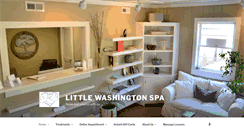 Desktop Screenshot of littlewashingtonspa.com