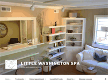 Tablet Screenshot of littlewashingtonspa.com